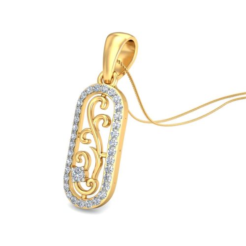 18k Gold Allure Diamond Pendant