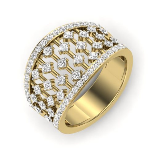 18k Gold Amaze Diamond Ring