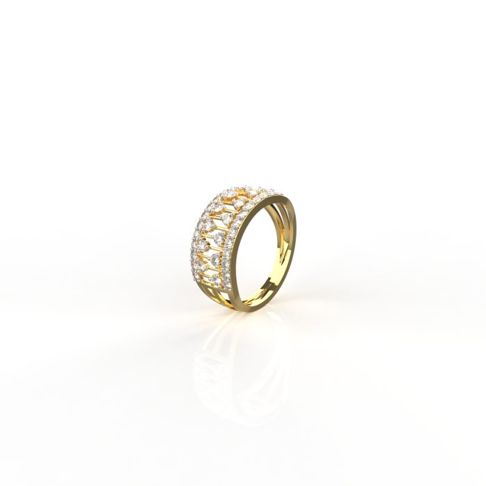 18K Gold Diamond Ring