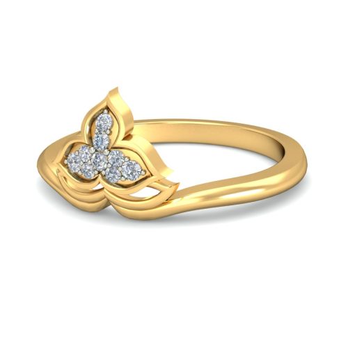 Luxurious Gold Diamond Ring