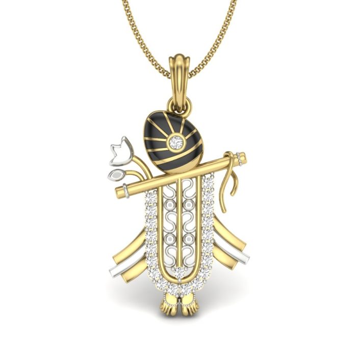 Shreenath Ji Gold Pendant