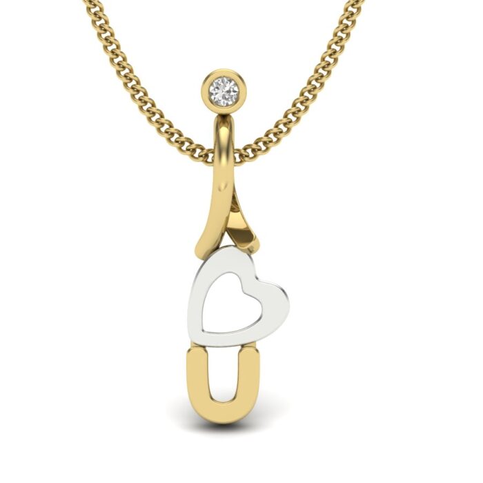 i love you pendant