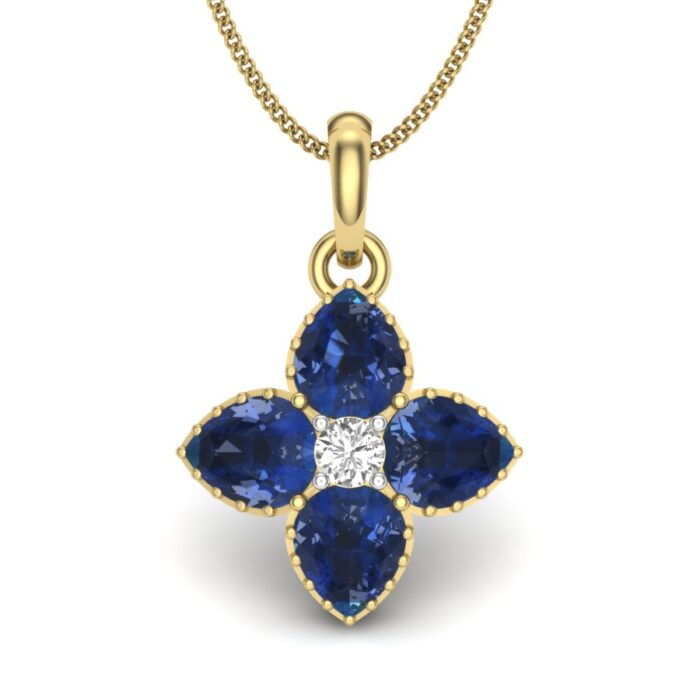 Gold Diamond Pendant