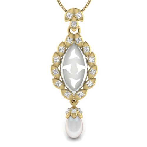 Pearl and Diamond Pendent